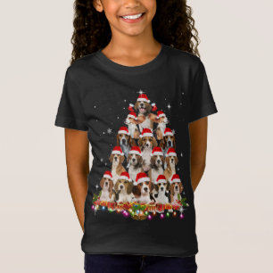 Niedliche Beagles Weihnachtsbaum Hund Weihnachten T-Shirt