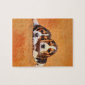 Niedliche Beaglewelpen Puzzle (Horizontal)