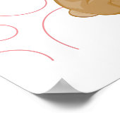 Niedliche Bear-Kawaii-Sammlung Poster (Ecke)