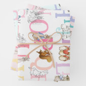 Niedliche Beatrix Potter Alphabet Geschenkpapier Set (Beispiel)