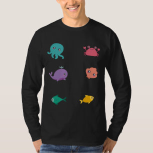 Niedliche Beautif Frische Fische 5 T-Shirt