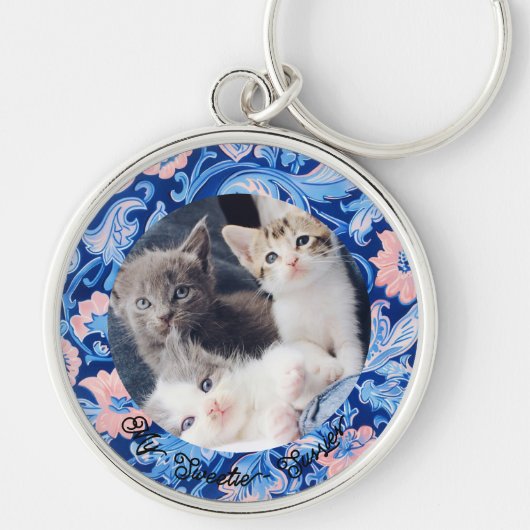 Niedliche Begleiter Foto Geschenke für sie Schlüsselanhänger (Vorne)