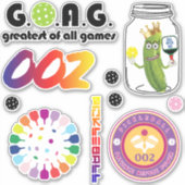 Niedliche Beipackzettel Aufkleber (Vorderseite)