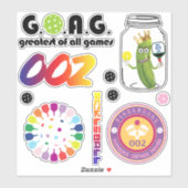 Niedliche Beipackzettel Aufkleber (Blatt)