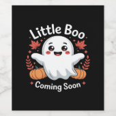 Niedliche Bekanntgabe der Schwangerschaft Weinetikett (Einzelnes Label)