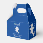 Niedliche Beluga-Wal-Blasen Cartoon-Abbildung Geschenkschachtel (Vorderseite)