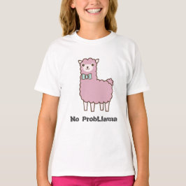 Niedliche benutzerdefinierte Color No Problema Lla T-Shirt