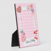 Niedliche benutzerdefinierte Fotos und Textübergab Fotoplatte (Seite)