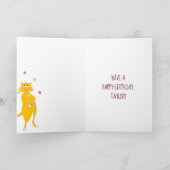 Niedliche benutzerdefinierte Nachrichtenübermittlu Karte (Innenseite)