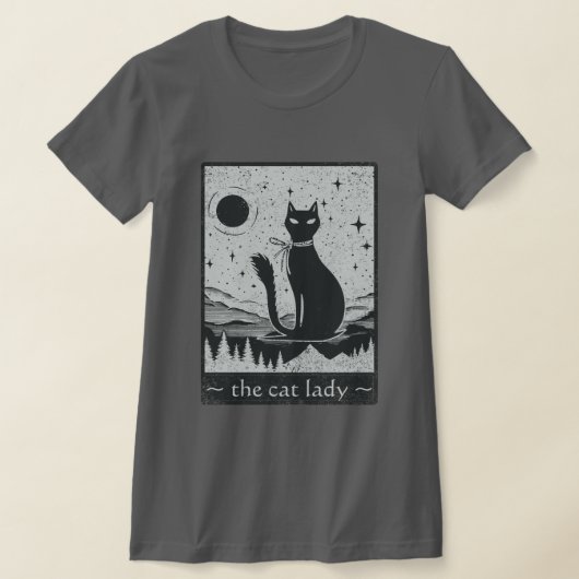 Niedliche benutzerdefinierte Text Tarot Card Fortu T-Shirt (Ablage )