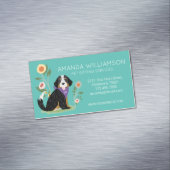 Niedliche Berner-Gebirgshundpflege Magnetische Visitenkarte (Beispiel)