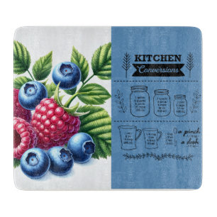 Niedliche Berries mit Küchenumbauten Schneidebrett