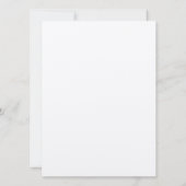 Niedliche Berufliche Minimalistische Schlicht Mode Save The Date (Rückseite)