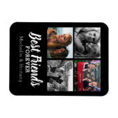 Niedliche Best Friends Forever Foto Collage Kühlsc Magnet (Horizontal)