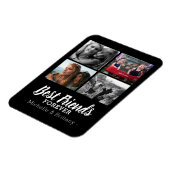 Niedliche Best Friends Forever Foto Collage Kühlsc Magnet (Linke Seite)