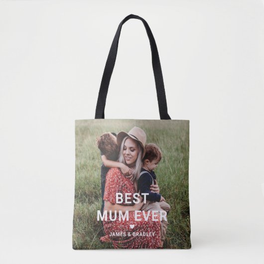 Niedliche BEST MUM PRO Foto der Muttermutter Tasche (Vorderseite)