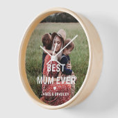 Niedliche BEST MUM PRO Foto der Muttermutter Uhr (Winkel)