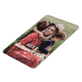 Niedliche BEST MUMMY JE Foto der Mutter Magnet (Linke Seite)