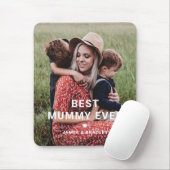 Niedliche BEST MUMMY JE Foto der Mutter Mousepad (Mit Mouse)