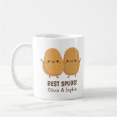 Niedliche Best Spuds Best Buds Funny Coffee Tasse (Links)