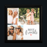 Niedliche beste Freunde Bestie Script FotoCollage Erinnerungskiste<br><div class="desc">Ein guter Freund Foto Sake Box mit Platz für 3 Fotos. Personalisieren Sie es mit Fotos Ihrer Freunde und bewahren Sie Ihre Erinnerungen aus Ihren lustigen Zeiten zusammen. Entworfen für Sie von BlackBerry Boulevard.</div>