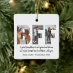 Niedliche BESTE FREUNDIN 3 Foto Collage Best Frien Keramikornament<br><div class="desc">Moderne BESTE FREUNDIN Foto Collage Best Friend Besties Zitat Ornament Beste Freunde sind die Schwestern, die das Leben gibt uns! Ein Tribut an die Anleihe, die nur die besten Freunde verstehen, dieser Druck enthält 3 Ihrer Lieblings-Fotos von Ihnen und Ihrer BESTE FREUNDIN. Sie können das Foto, die Anführungsnamen und die...</div>