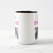 Niedliche BESTE FREUNDIN Best Friends Besties Foto Zweifarbige Tasse (Mittel)