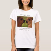 Niedliche BESTE FREUNDIN Bestie Llama T-Shirt (Vorderseite)