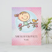 Niedliche BESTE FREUNDIN Besties Kawaii Geschenke  (Stehend Vorderseite)