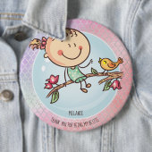 Niedliche BESTE FREUNDIN Besties Kawaii Geschenke Button (Beispiel)