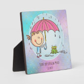 Niedliche BESTE FREUNDIN Besties Kawaii Geschenke  Fotoplatte (Vorderseite)