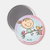 Niedliche BESTE FREUNDIN Besties Kawaii Geschenke  Magnet (Vorderseite/Rückseite)