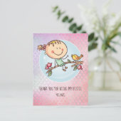 Niedliche BESTE FREUNDIN Besties Kawaii Geschenke Postkarte (Stehend Vorderseite)