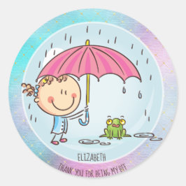 Niedliche BESTE FREUNDIN Besties Kawaii Geschenke  Runder Aufkleber