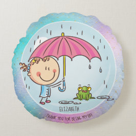 Niedliche BESTE FREUNDIN Besties Kawaii Geschenke  Rundes Kissen