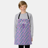 niedliche BESTE FREUNDIN personalisierte Kinder Sc Schürze (Getragen)