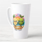 Niedliche BESTE FREUNDIN Zitat Lemon und Limone Ze Milchtasse (Linke Ecke)