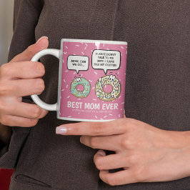 Niedliche beste Mama je | Donut Spaß Kaffeemaschin Kaffeetasse