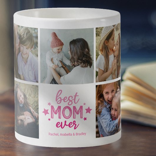 Niedliche beste Mama je FotoCollage Kaffeetasse