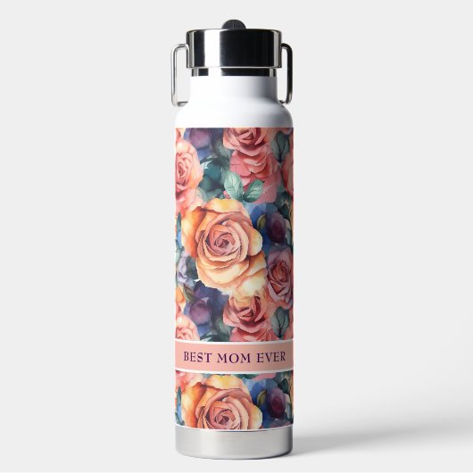 Niedliche beste Mama je Trinkflasche (Vorderseite)