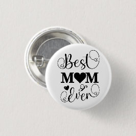 Niedliche Beste Mama je Typografie Button