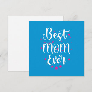 Niedliche beste Mama Text und kleine Sterne