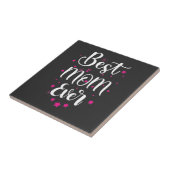 Niedliche beste Mama Text und kleine Sterne Fliese (Seite)