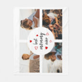 Niedliche Beste Mommy je 4 Fotocollage Muttertag Fleecedecke (Vorderseite)