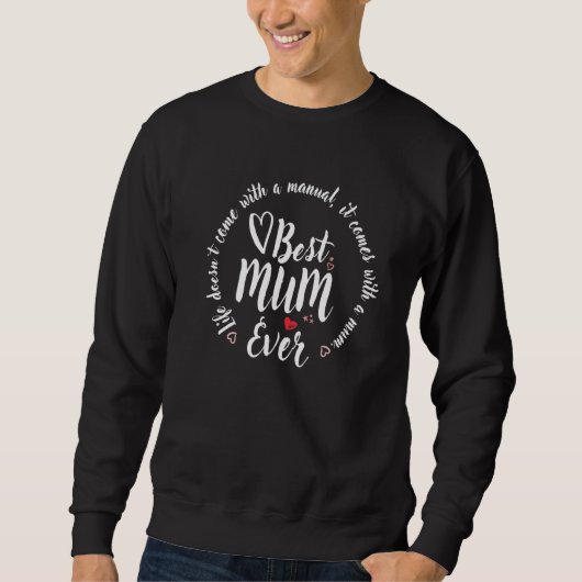 Niedliche Beste Mütter für Frauen und Mütter Sweatshirt (Vorderseite)