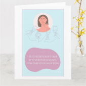 Niedliche Besties Galentine-Karte Karte (Gelbe Blume)