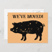 Niedliche bewegliche Postkarten mit Silhouette (Vorne/Hinten)