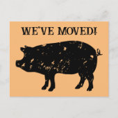 Niedliche bewegliche Postkarten mit Silhouette (Vorderseite)