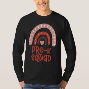 Niedliche Bewertung der Verwaltung der Vor-K-Squad T-Shirt