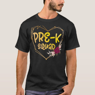 Niedliche Bewertung der Verwaltung der Vor-K-Squad T-Shirt